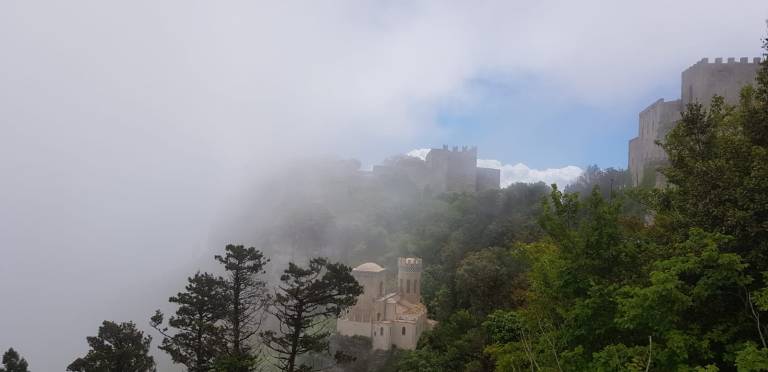 Erice in the clouds